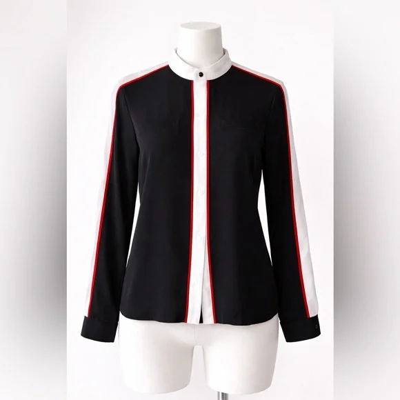 Black Athleisure Stripe Pant Set | Sporty Chic Outfit | US L - Picture 3 of 14